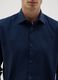Men's blue pure cotton shirt, regular fit, easy iron_2