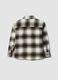 Camicia multicolor a quadri in puro cotone twill over fit_1