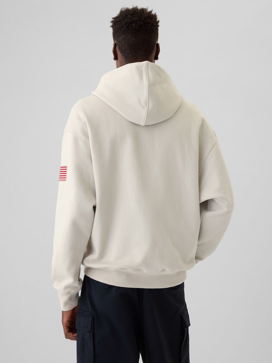 Felpa ricamo logo New York Times Square_3