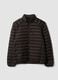 Brown Ultralight Padded Jacket, Regular Fit with Zip_4