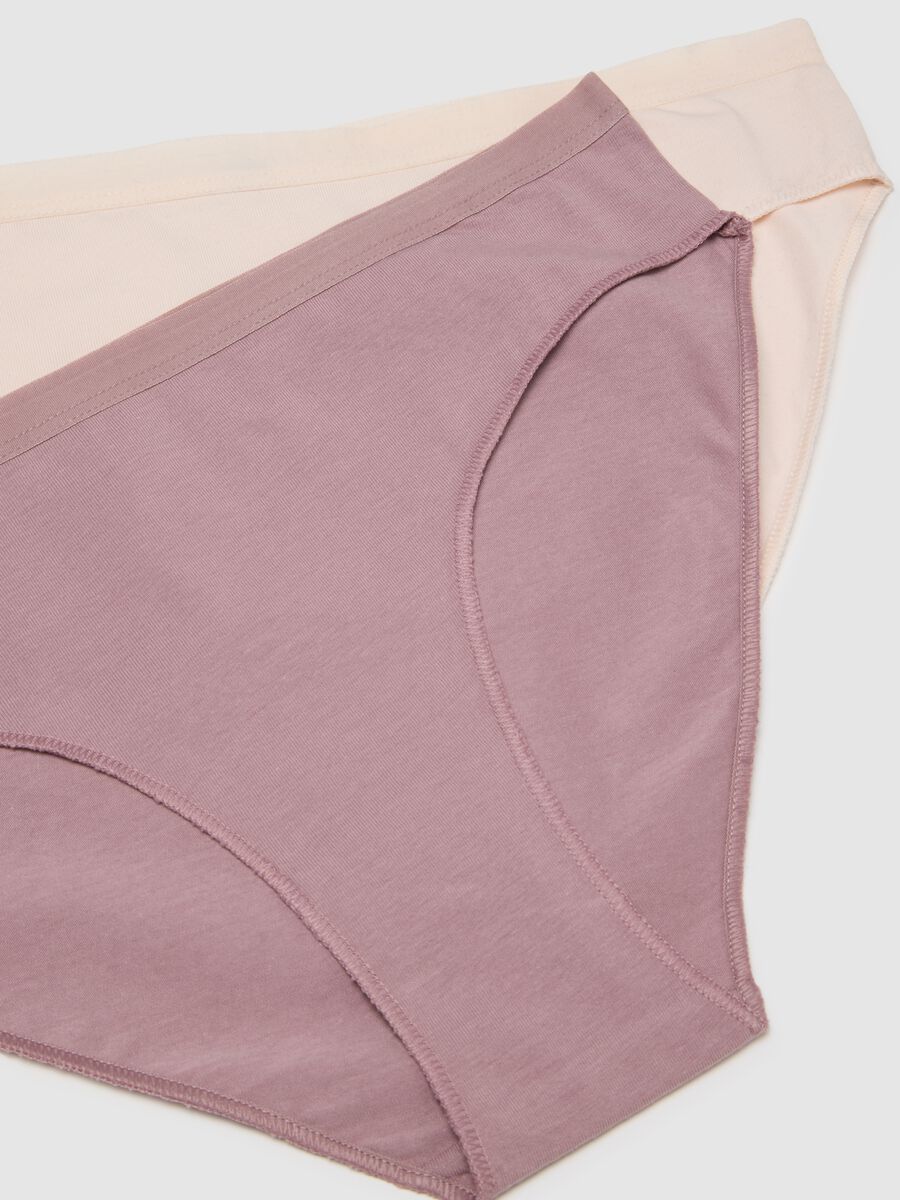 Multicolour regular fit stretch cotton briefs twin pack_5