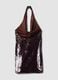 Brown sequin stretch-fabric dress_2