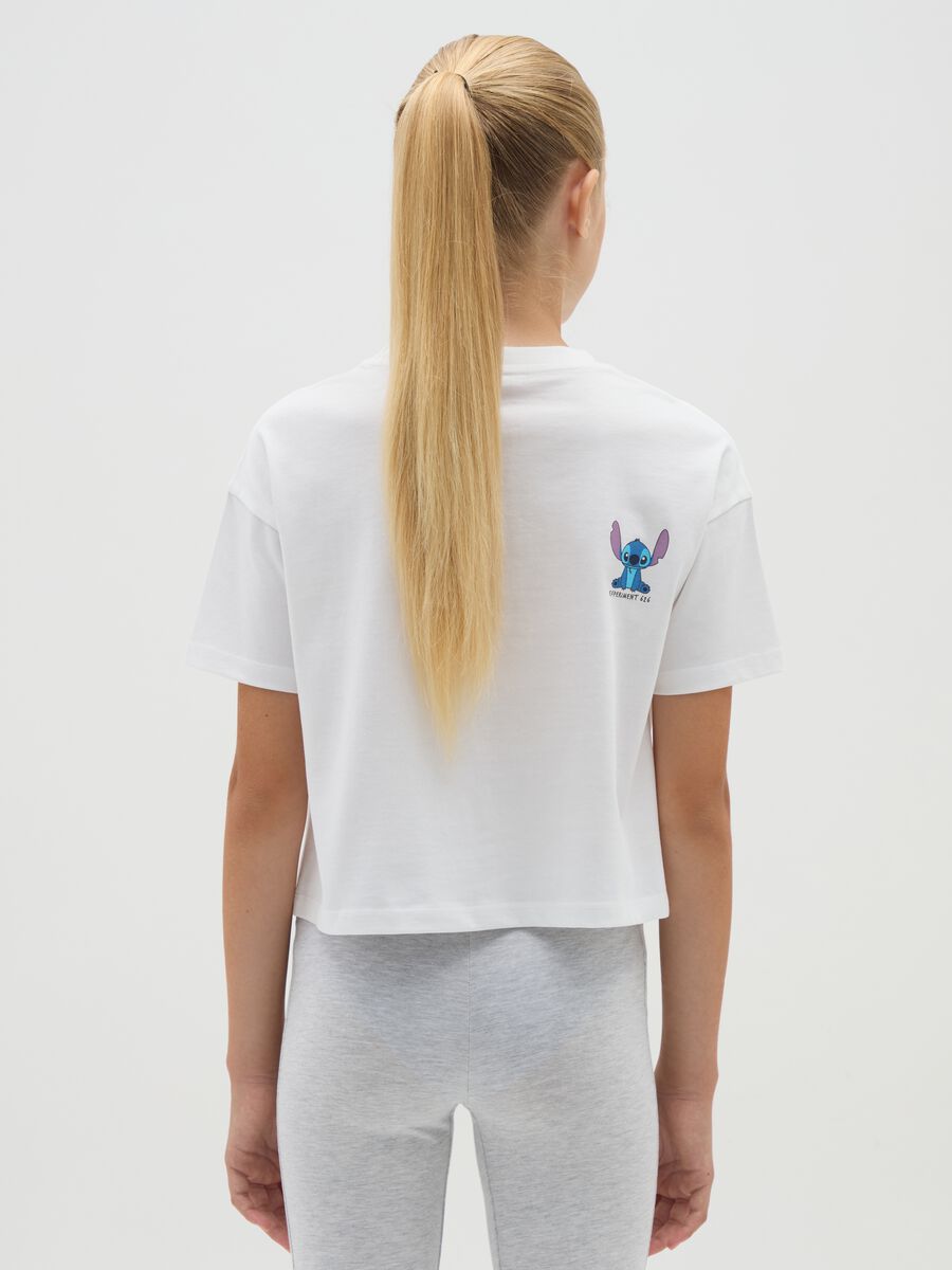 Girls' pure cotton white T-shirt regular fit with print_1
