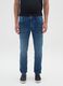 Slim fit blue denim jeans_1