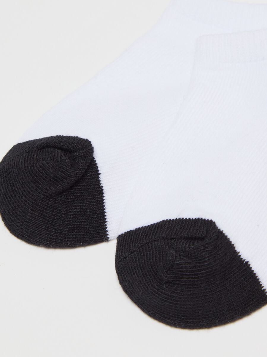 Five-pair pack colourblock shoe liners_2