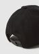 Black Wool Blend Baseball Cap_1
