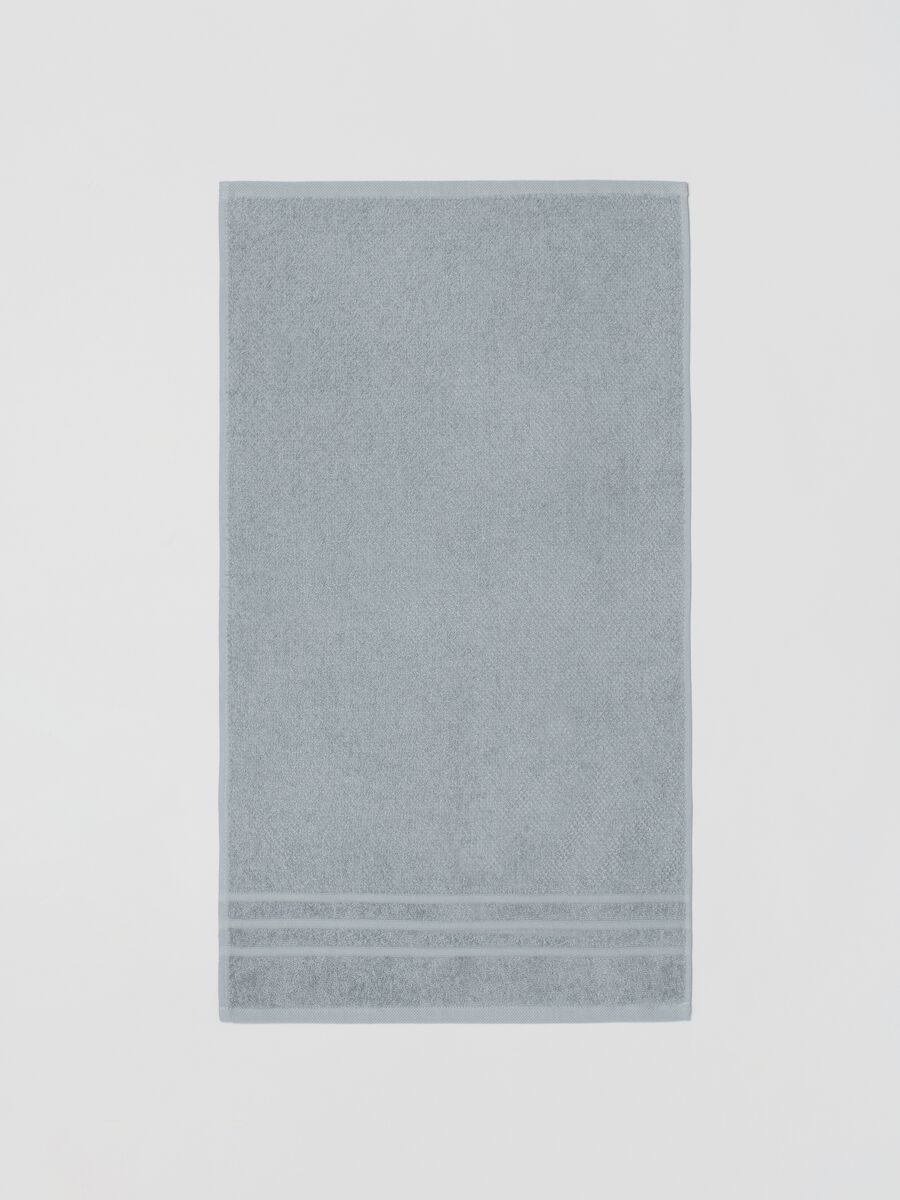 Asciugamano viso 50x90 tinta unita grigio chiaro_1