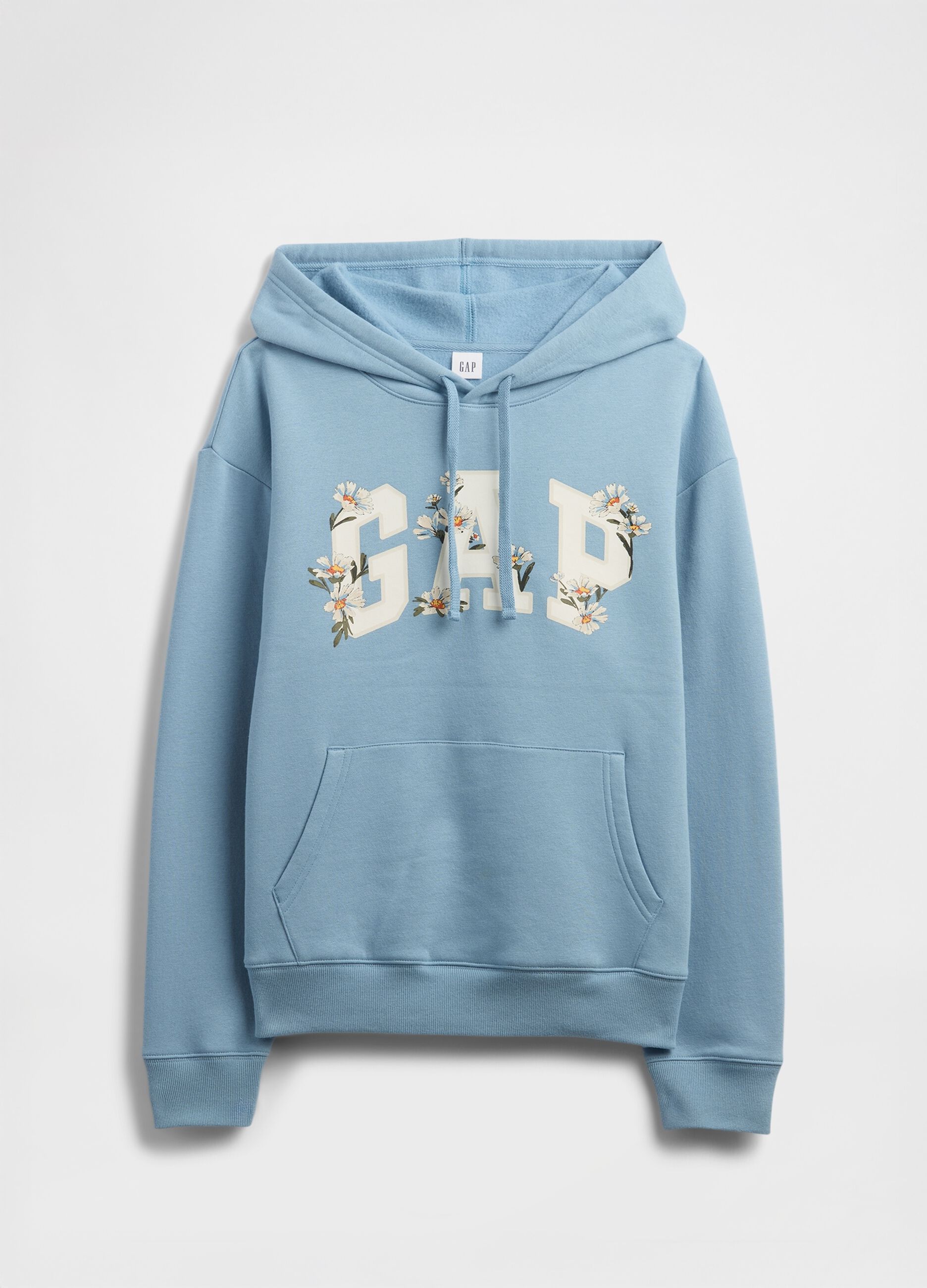 Blue Hooded Sweatshirt