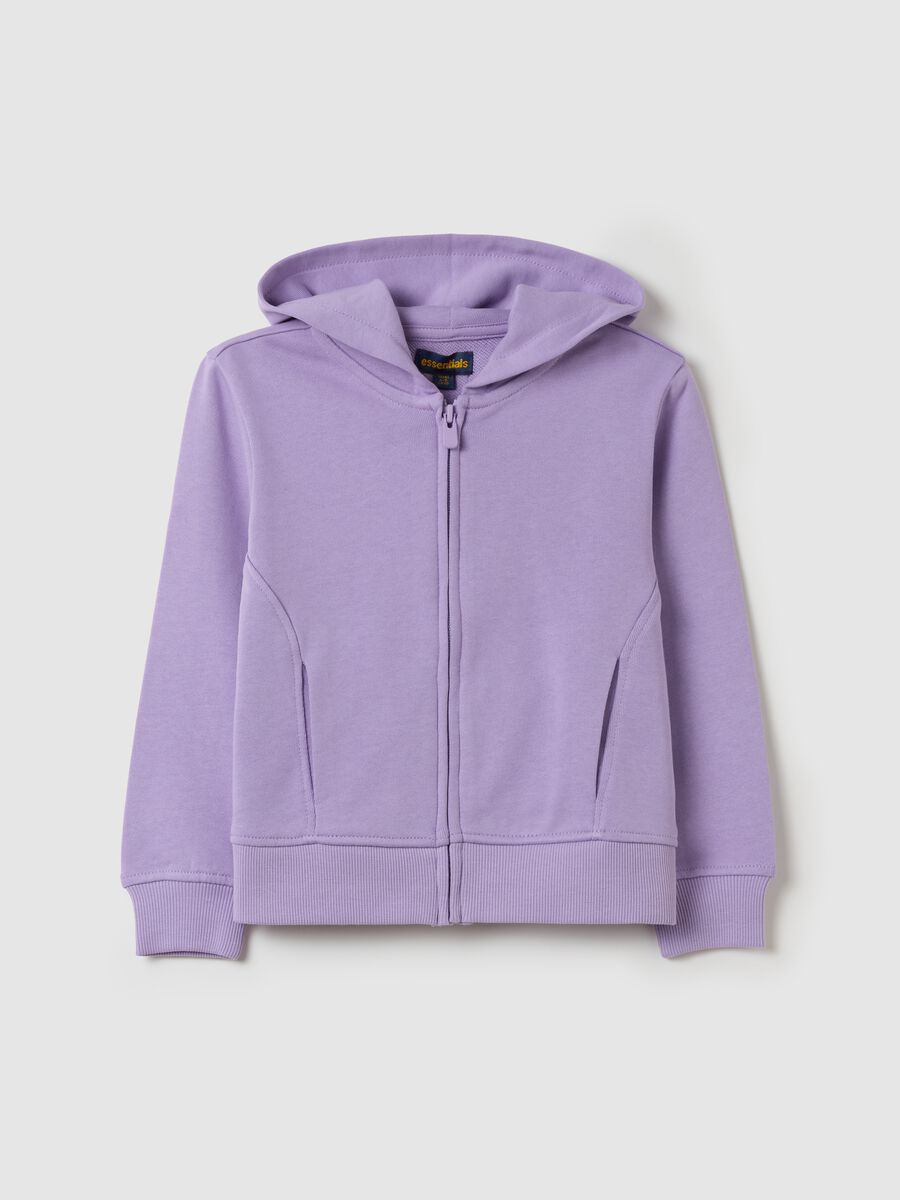 French terry full-zip hoodie_0