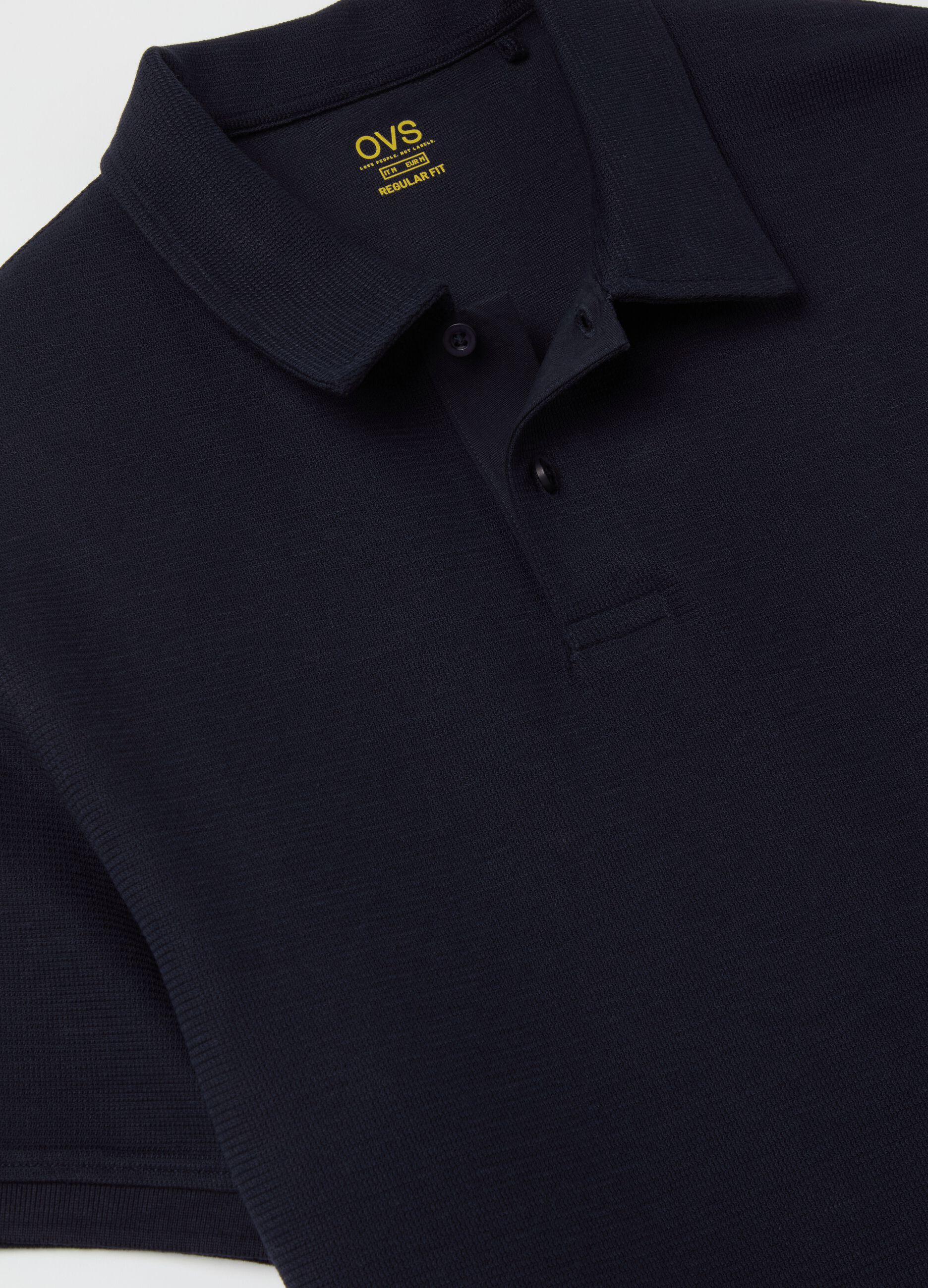 Regular-fit polo shirt in jersey