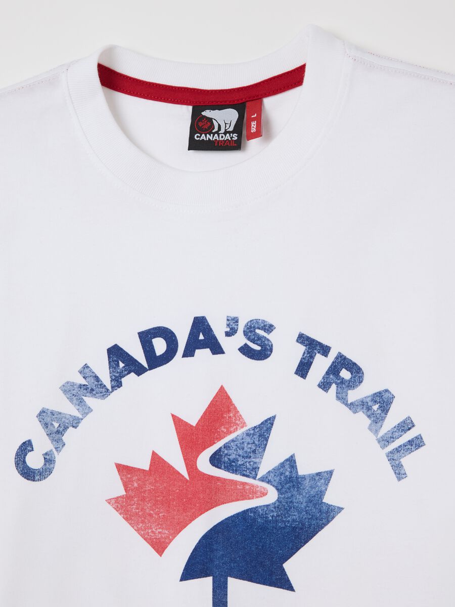 Canada's Trail white T-shirt with print_5