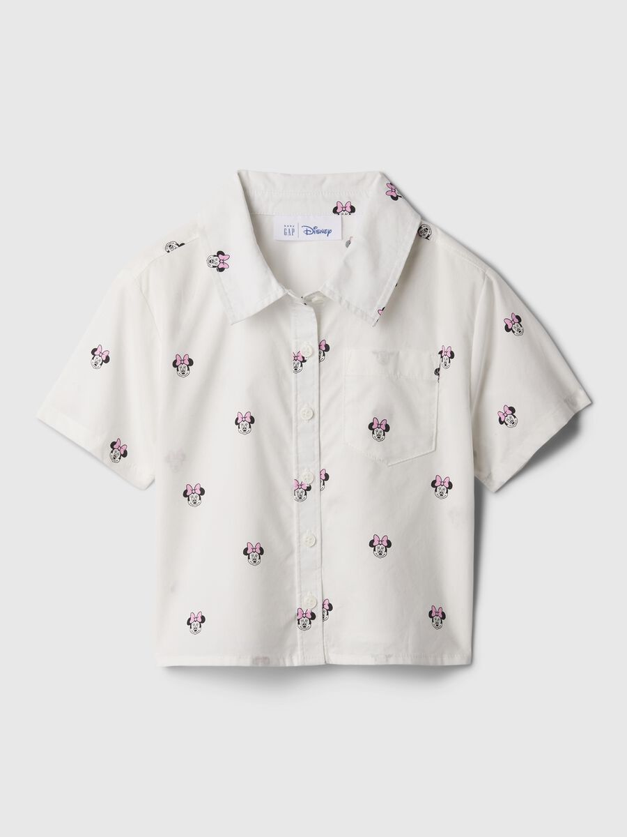 Short-sleeved shirt with Minnie Mouse print_0