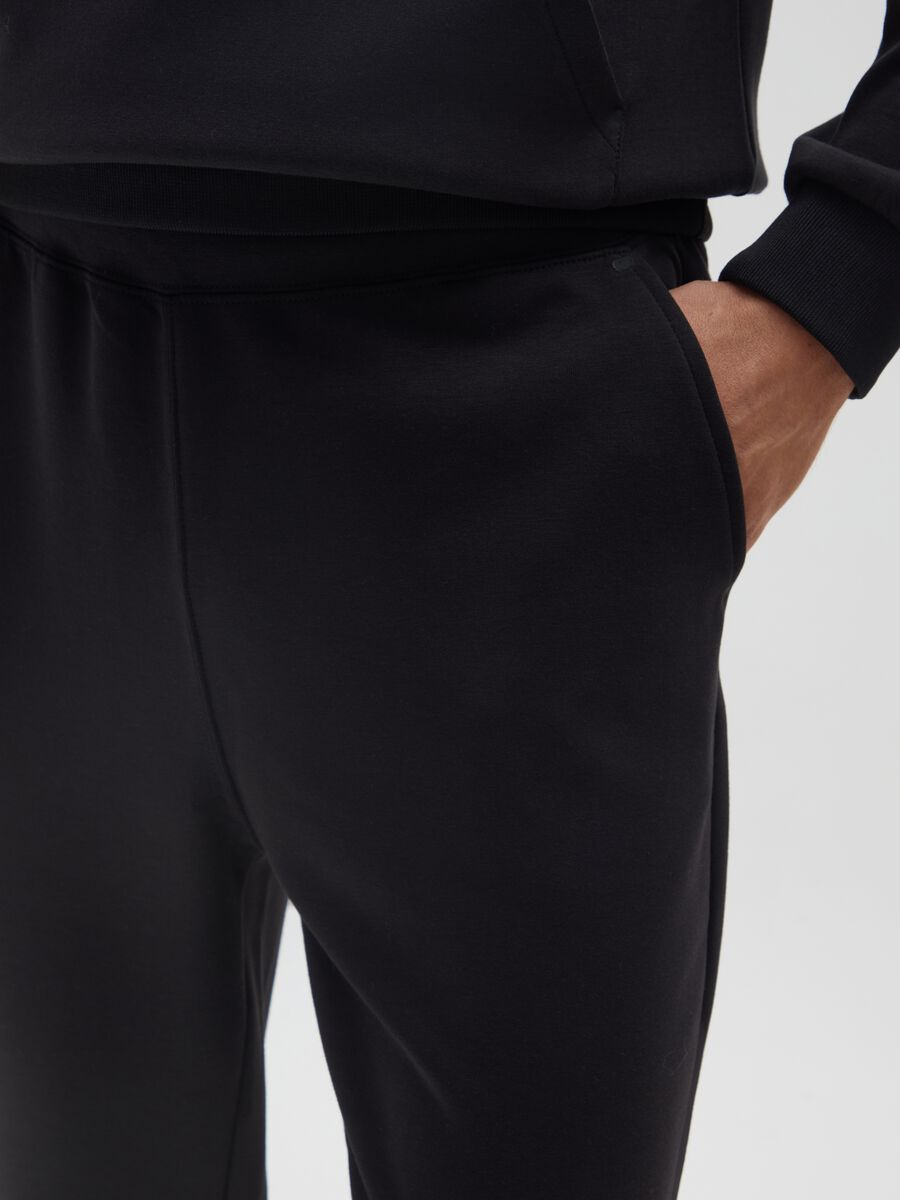 Jogger nero regular fit_3
