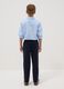 Pantaloni chino in cotone elasticizzato blu da ragazzo regular fit_2