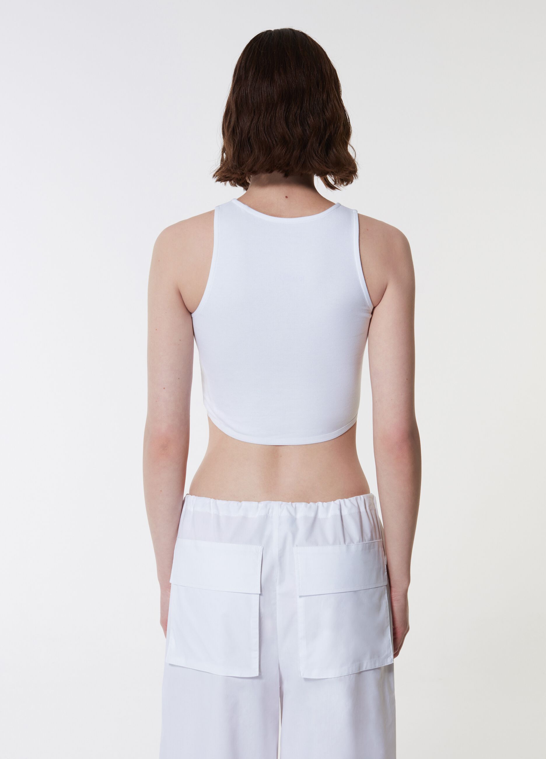 Wave Tank Top White_2