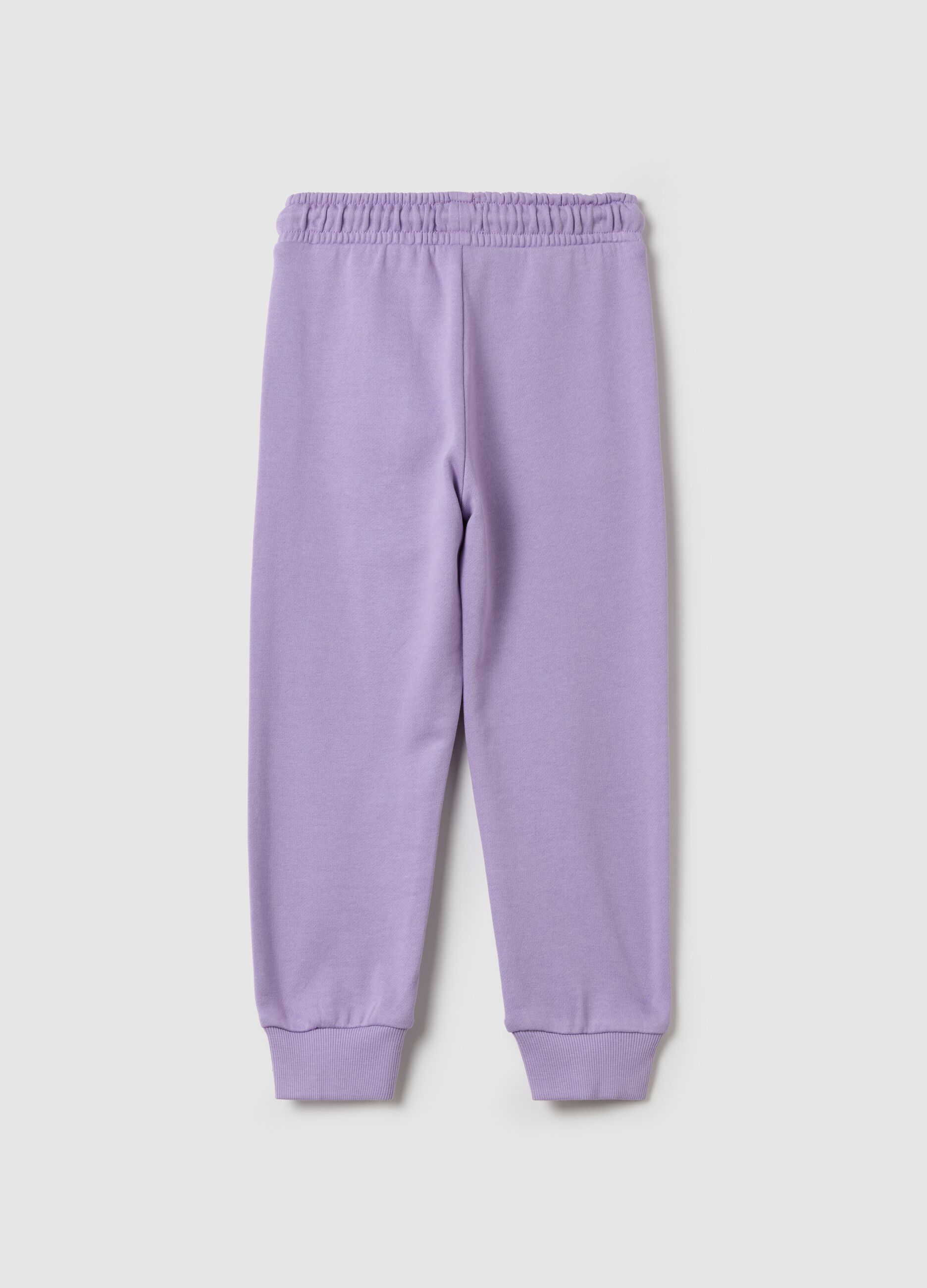 Cotton joggers with drawstring