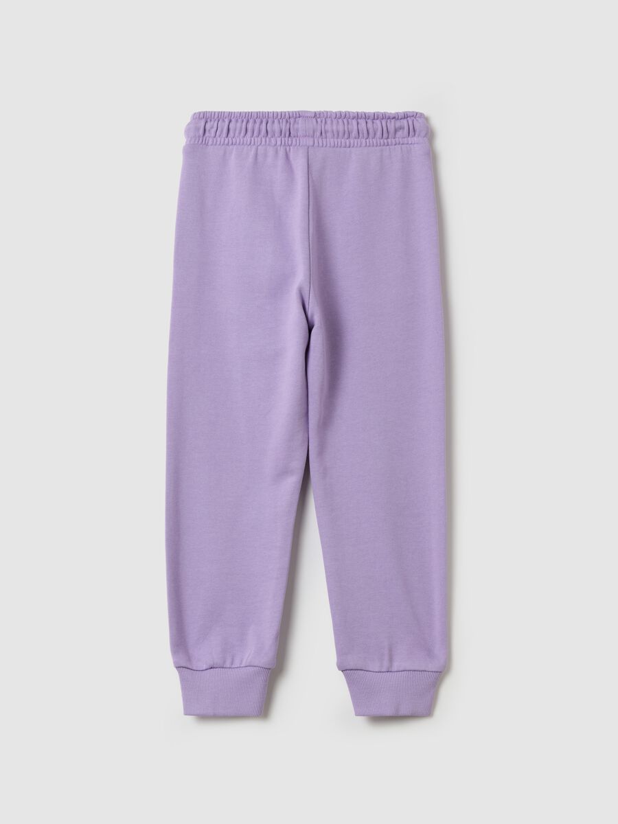 Cotton joggers with drawstring_1