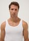 White pure cotton vest regular fit_1