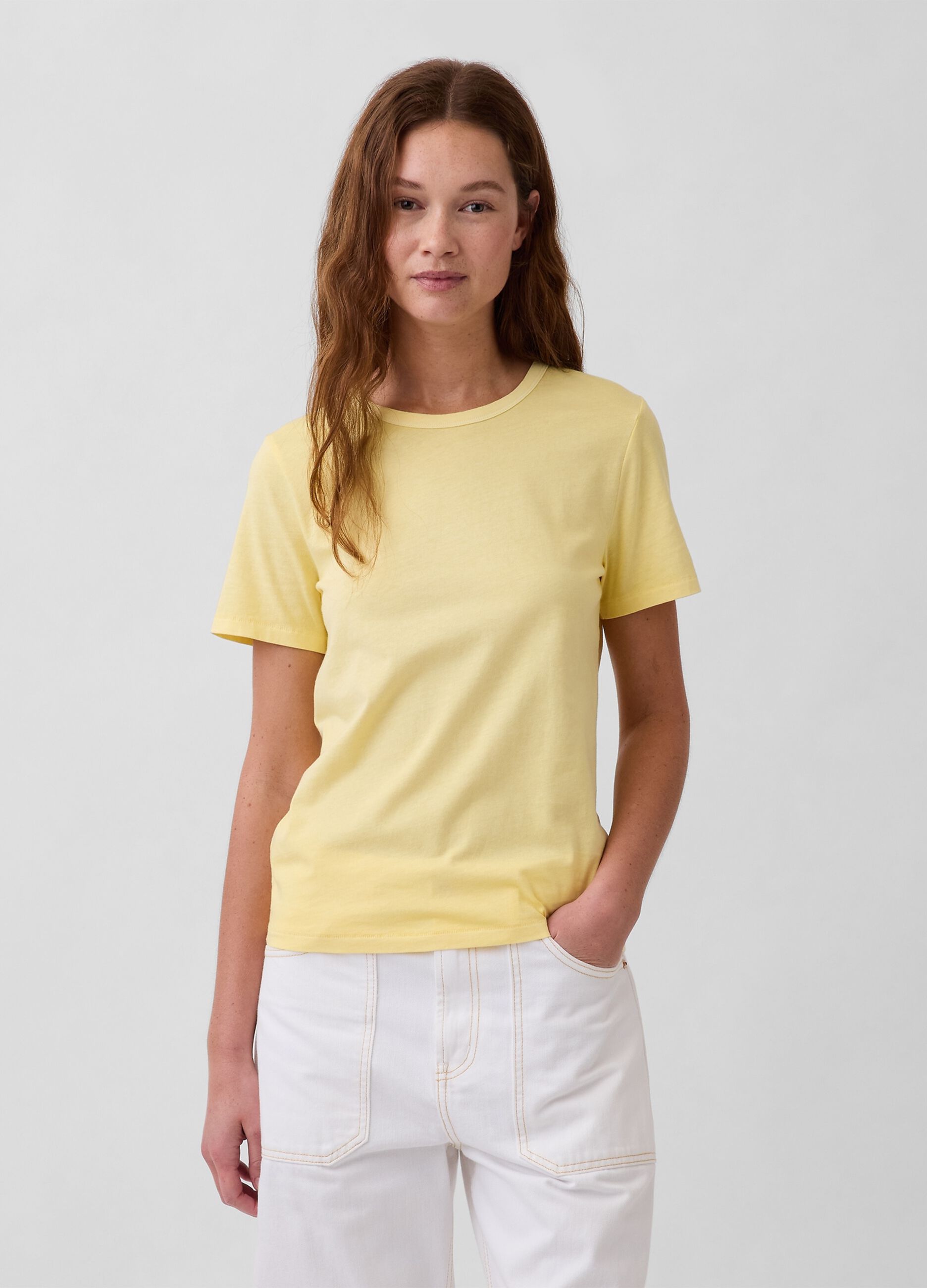 Short-sleeve pure cotton T-shirt