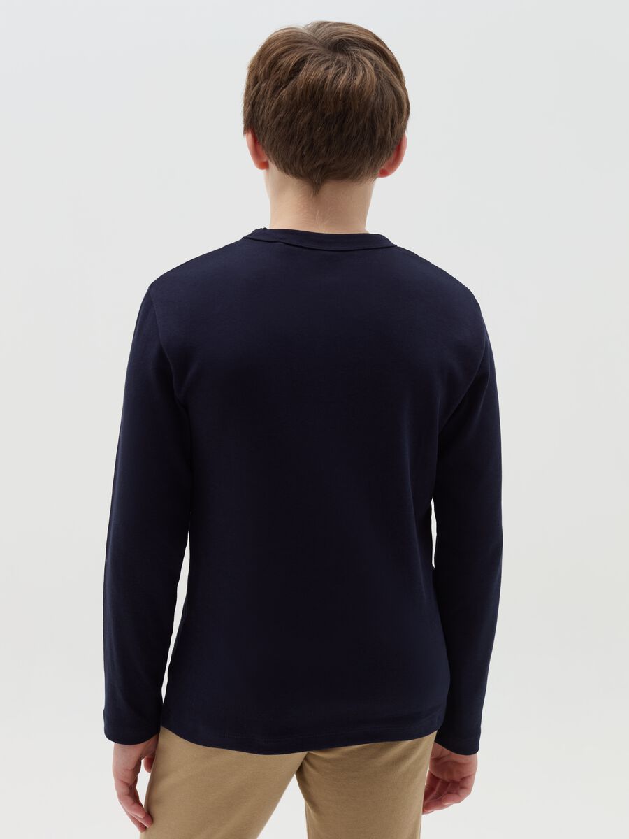 Essential long-sleeved T-shirt in organic cotton_2