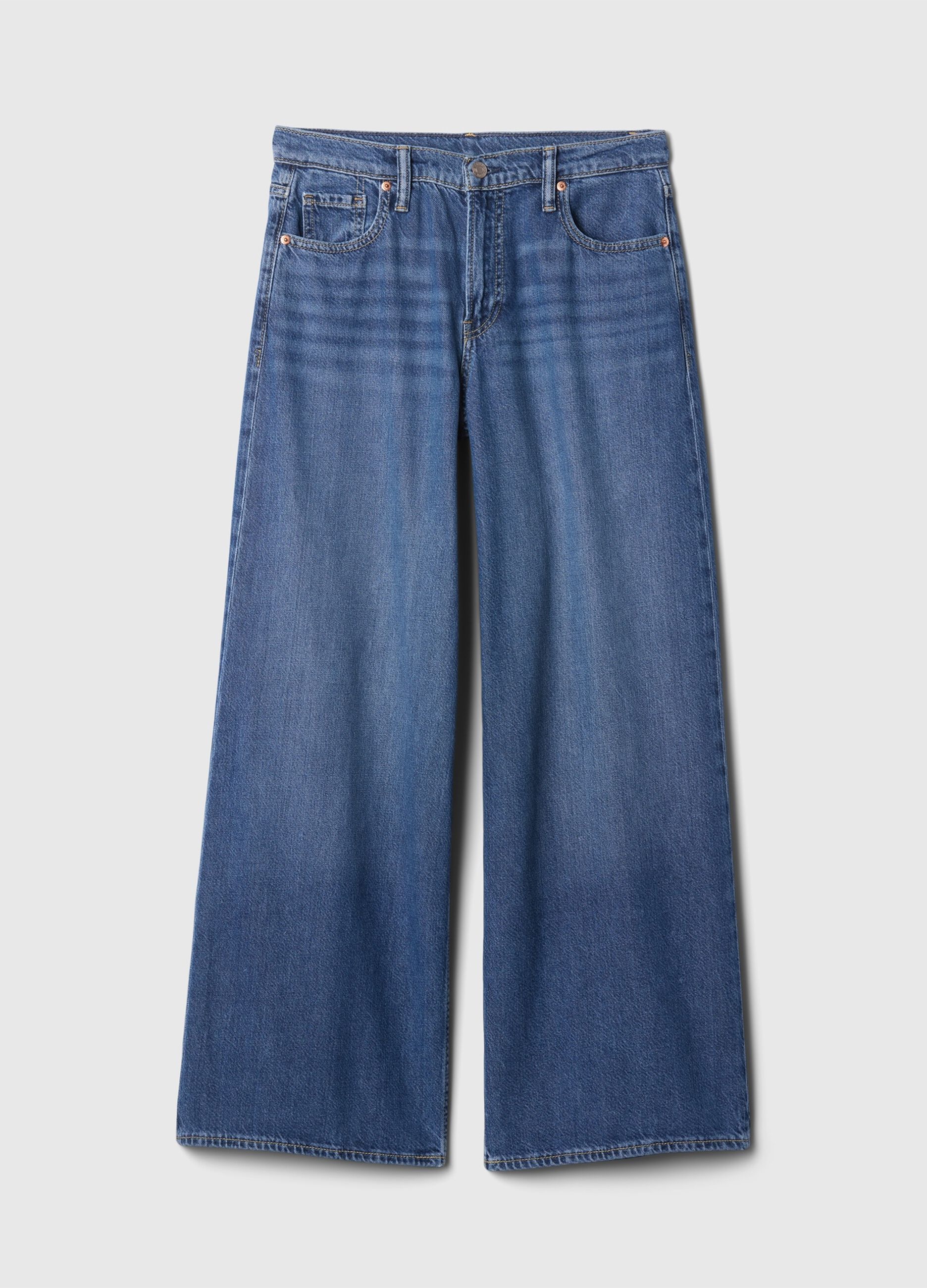 Wide Leg Denim Jeans Gap