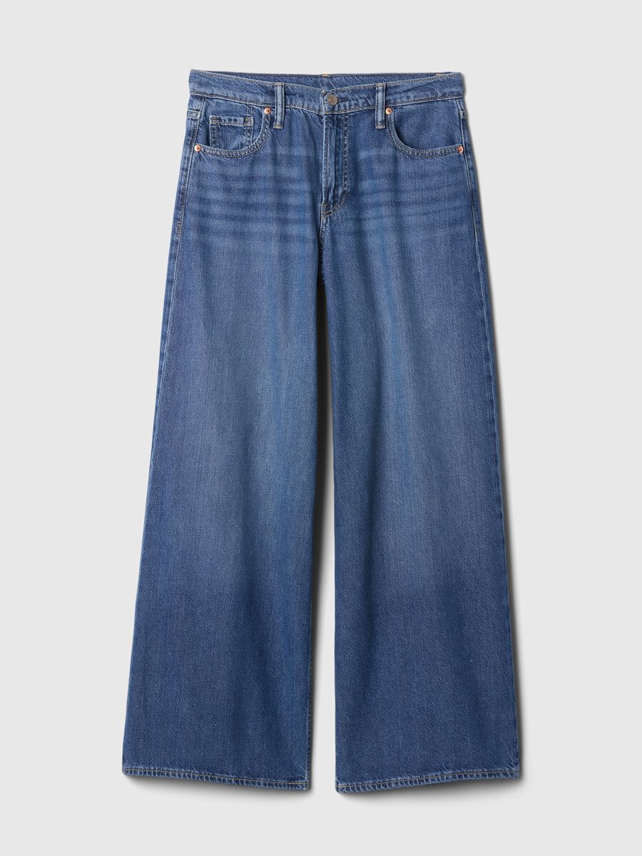 Wide Leg Denim Jeans Gap_7