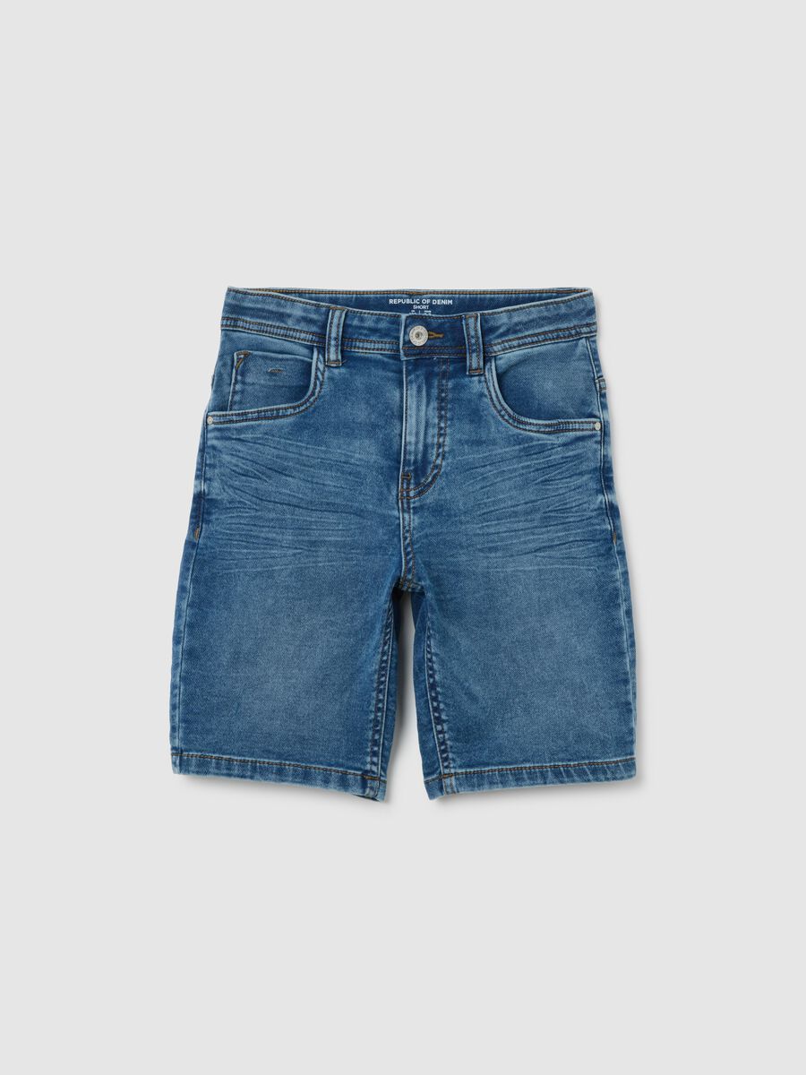 Children's Regular Fit Denim Shorts_0
