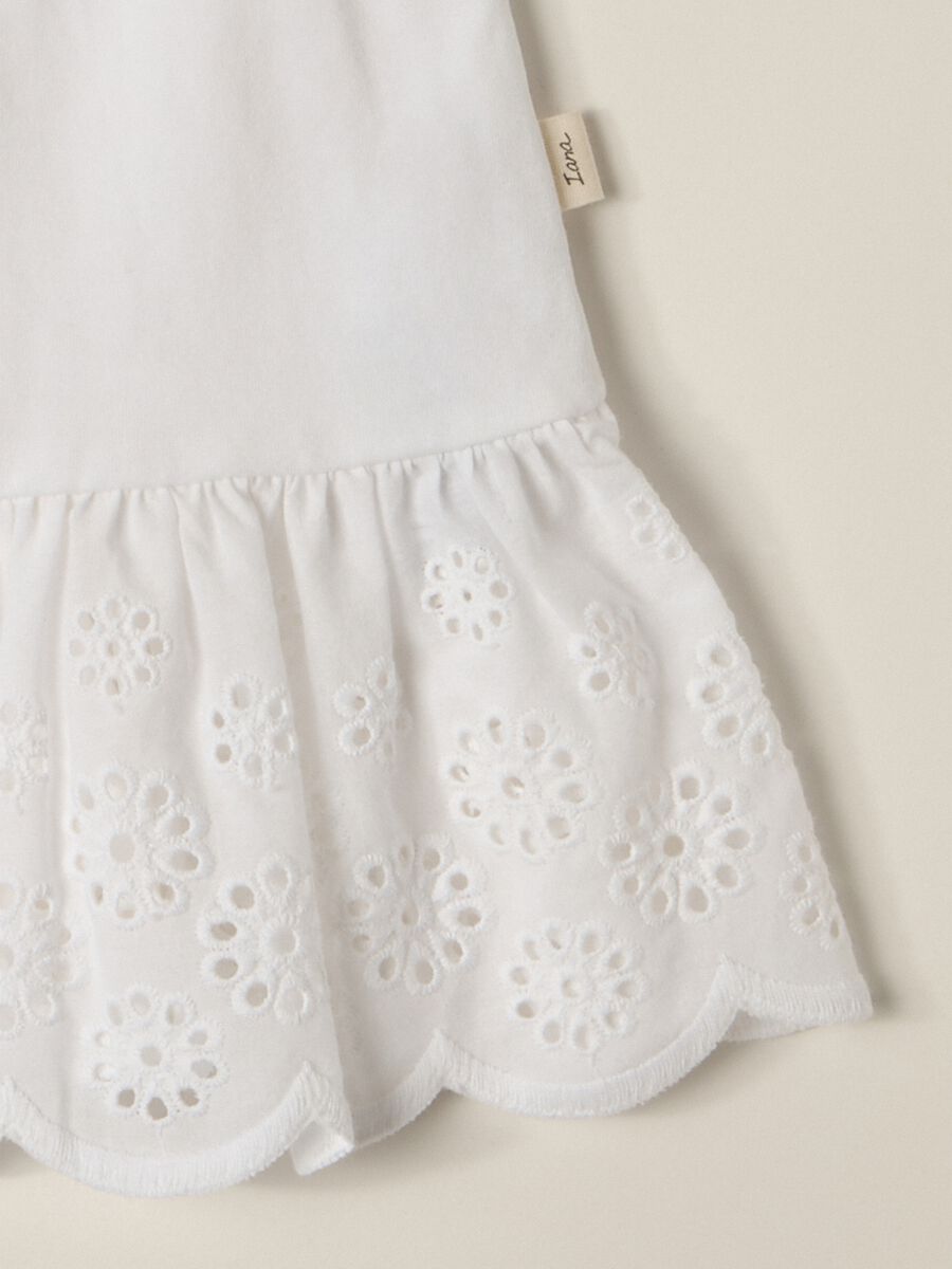 T-shirt in jersey di cotone stretch IANA neonata_2