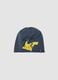 Cappello blu in cotone elasticizzato con stampa Pok&eacute;mon_0