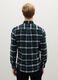 Multicolour checked shirt in pure cotton flannel regular fit_3
