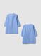 2-pack of blue gingham nursery aprons with white collar for boys_1