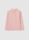 Girls' pink stretch cotton t-shirt_1