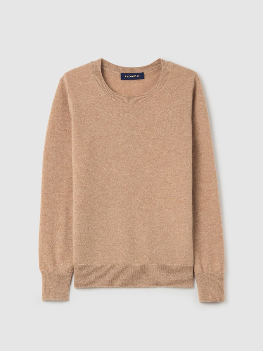 Pullover with round neck in cashmere_4