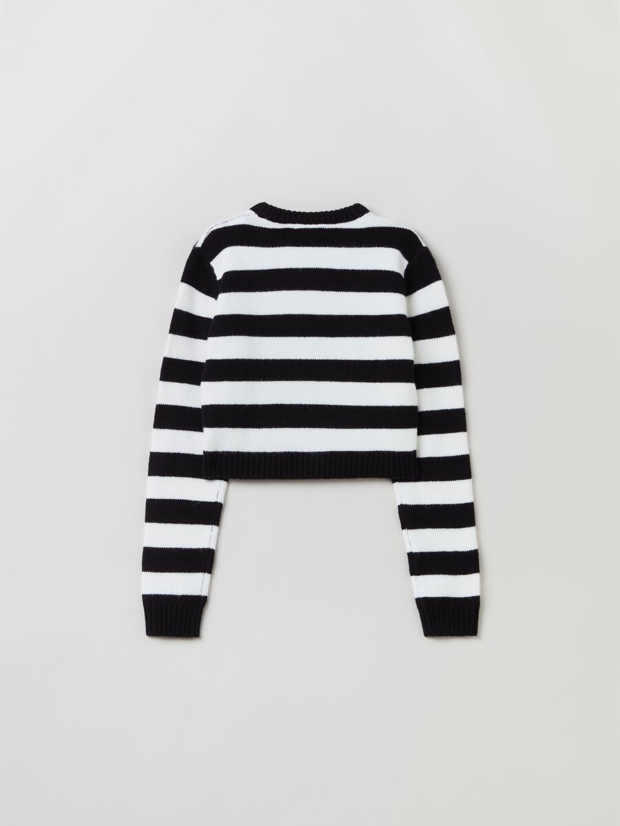Pullover con fantasia a righe_1