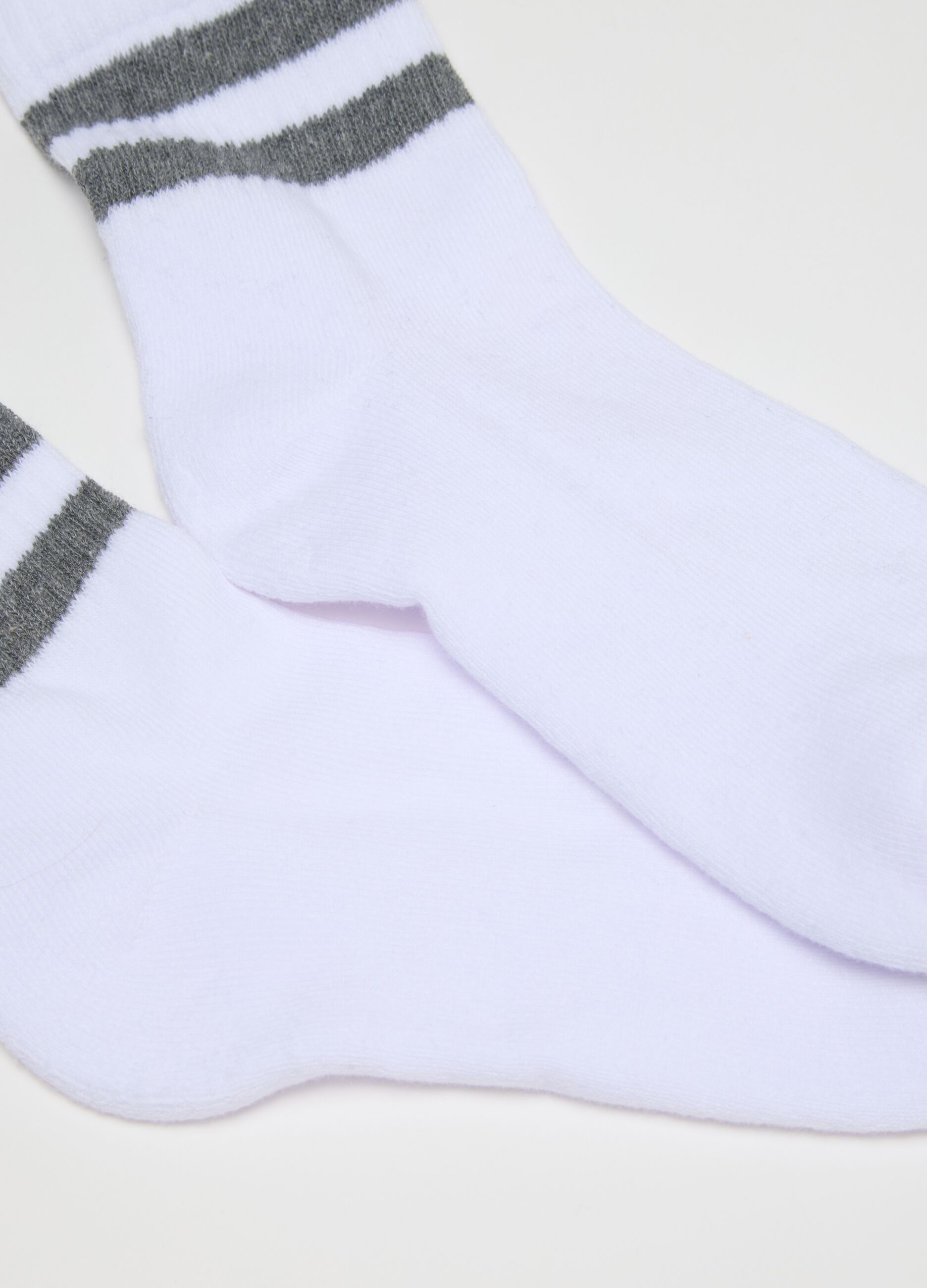 Multi-colour cotton blend sock tripack set