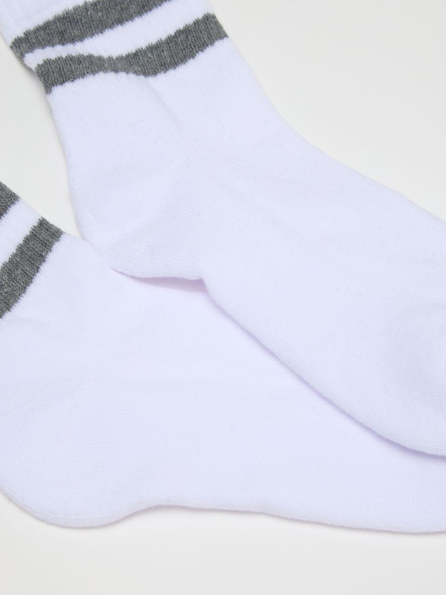 Multi-colour cotton blend sock tripack set_2