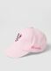 Pink pure cotton girl cap with Minnie_1