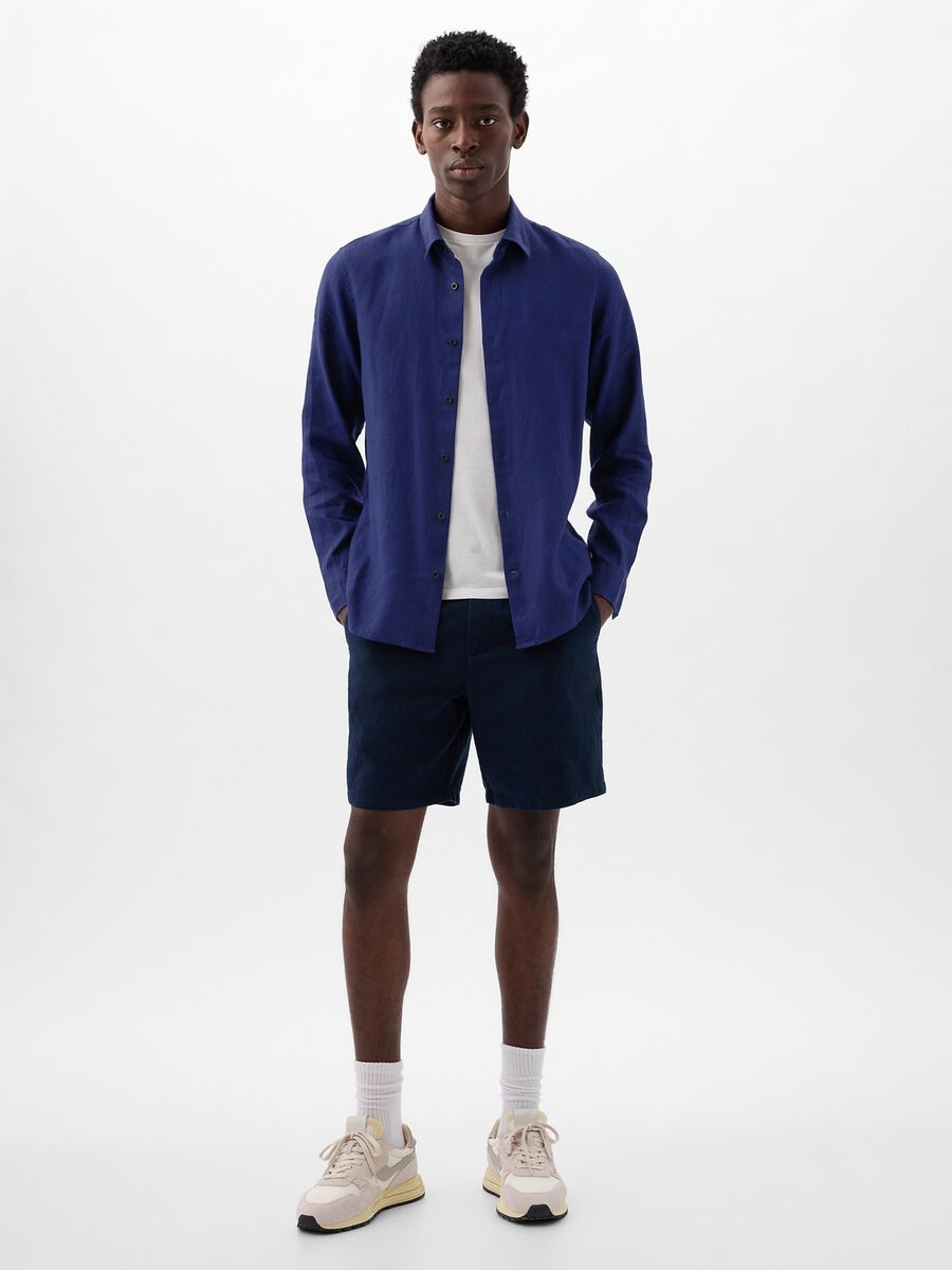 Regular-fit shirt in linen_0