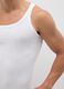Men's White Pure Cotton Vest_3