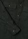 Black pure cotton regular fit shirt with pockets_5