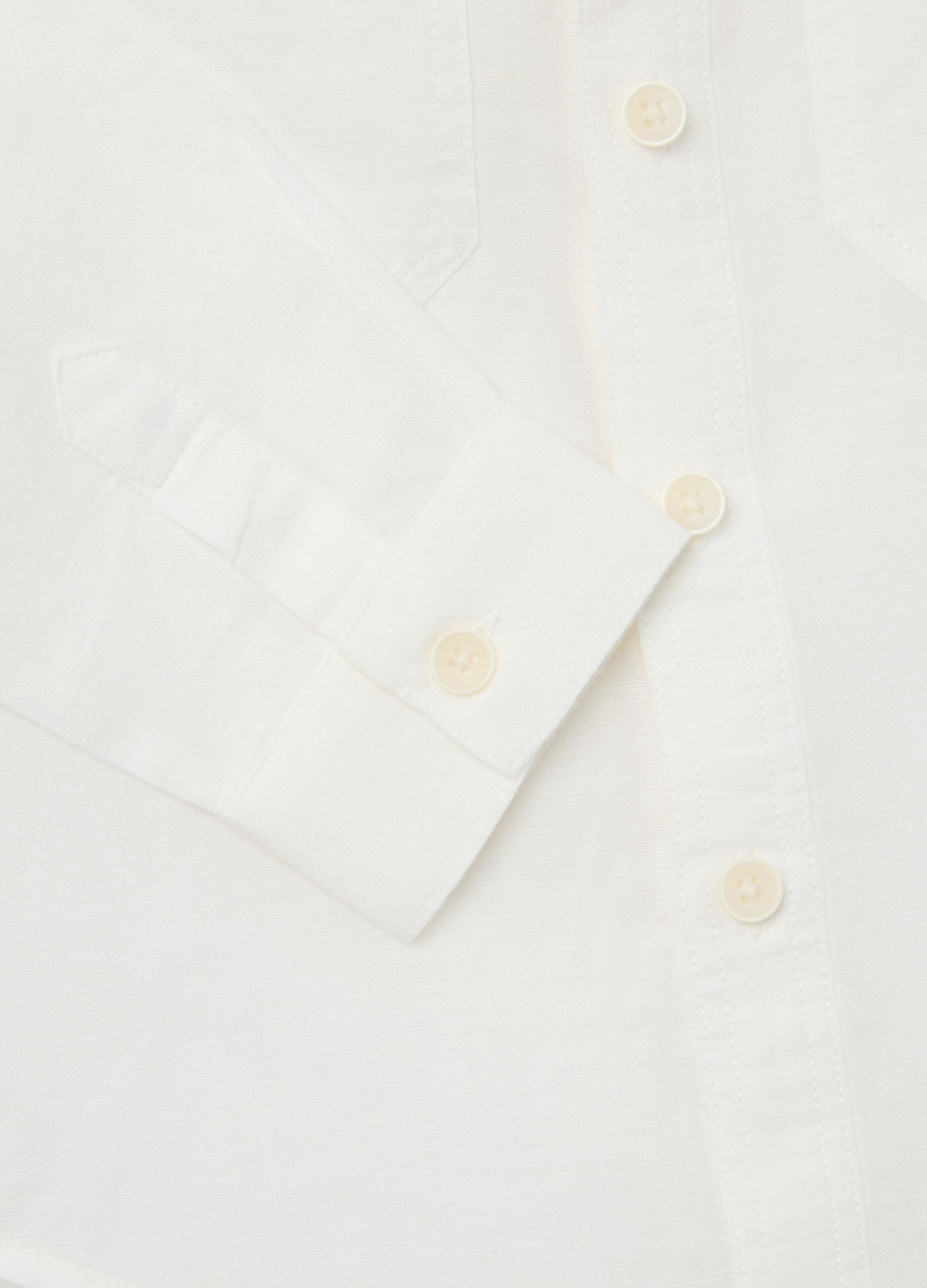 Camicia in lino e cotone