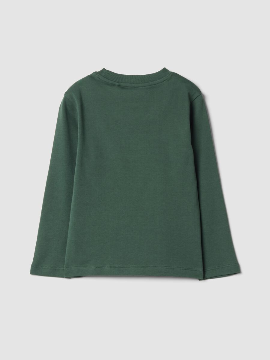 Green organic cotton crew-neck T-shirt_1
