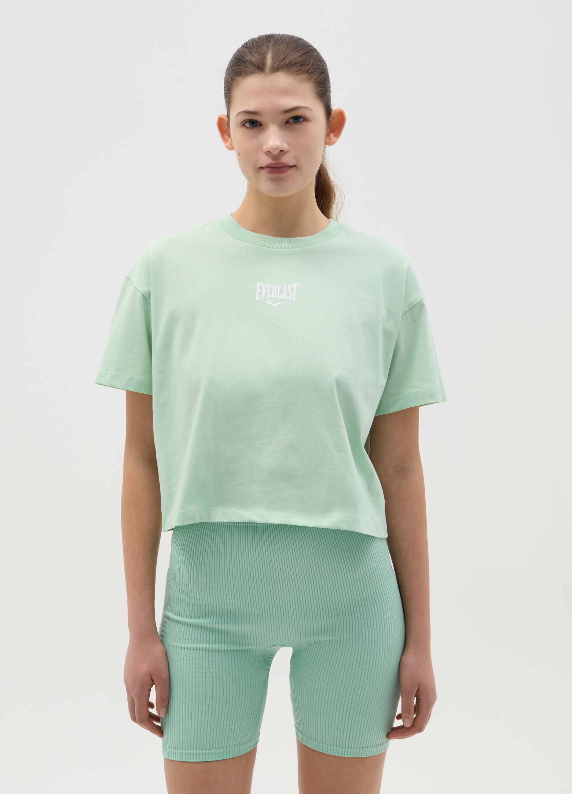 Cotton T-shirt with print