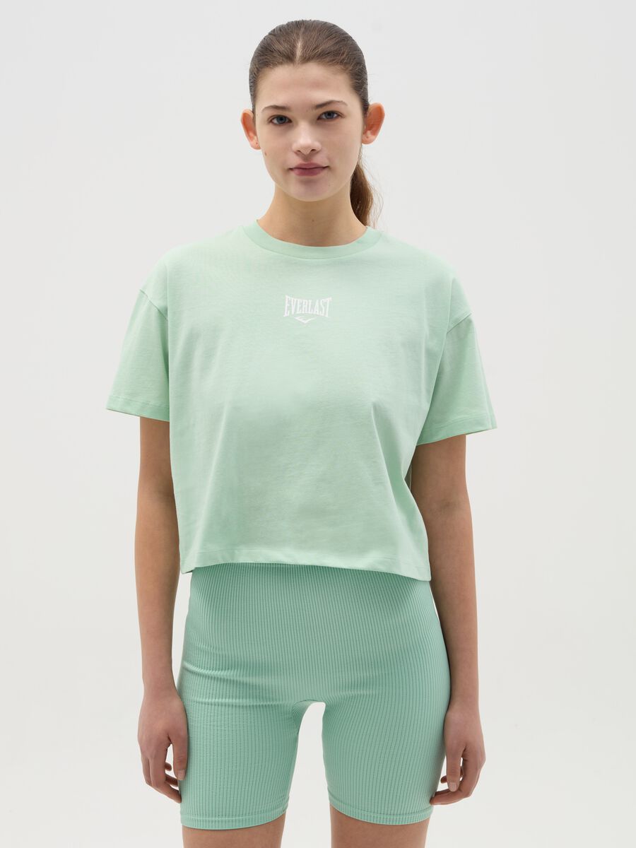 Cotton T-shirt with print_0