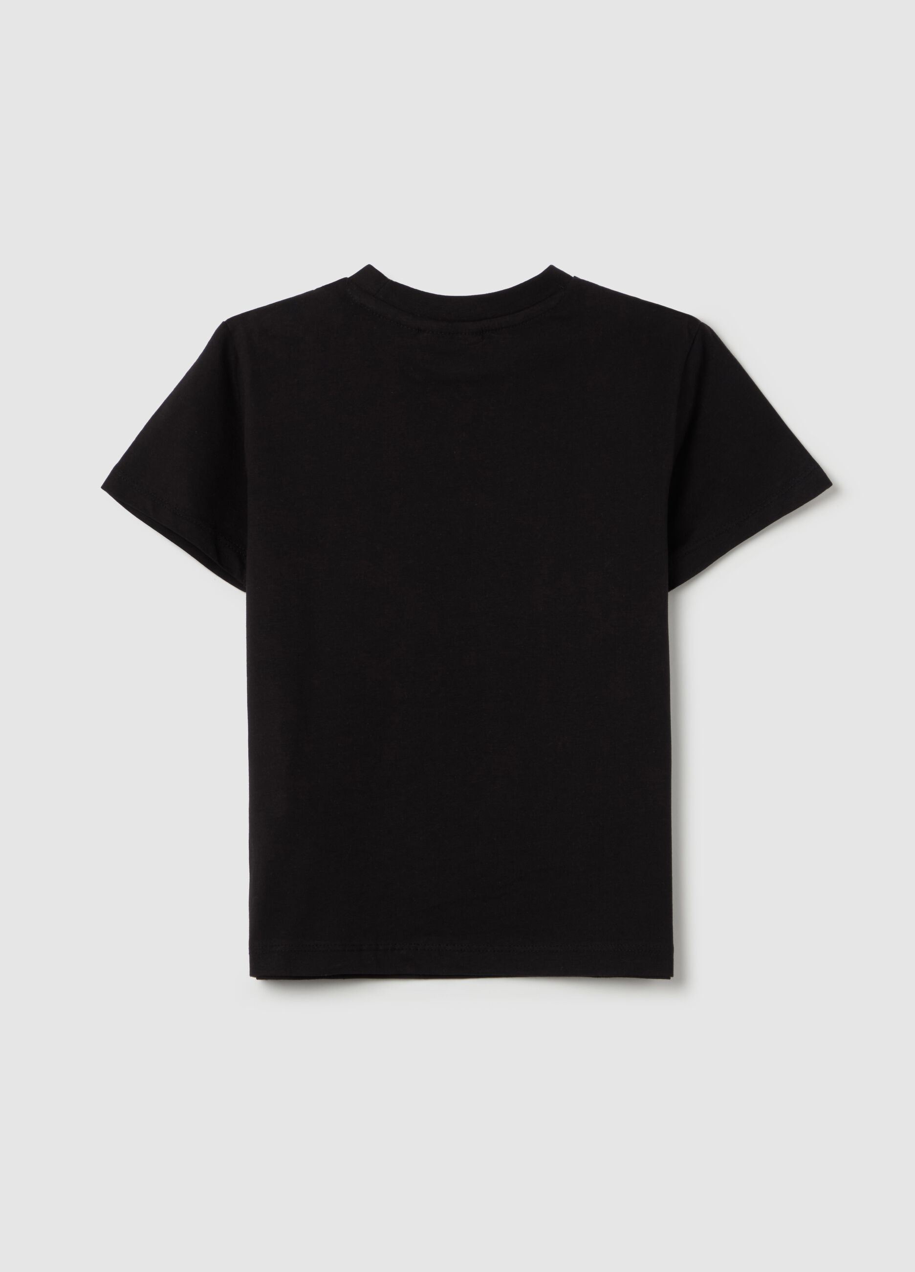Cotton T-shirt with Pikachu print