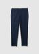 Regular fit blue viscose blend suit_1