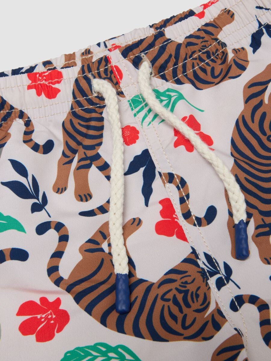 Boxer mare multicolor con stampa tigri_3