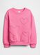 Pink cotton blend sweatshirt_0