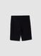 Black cotton-blend boys&rsquo; comfort-fit shorts_4