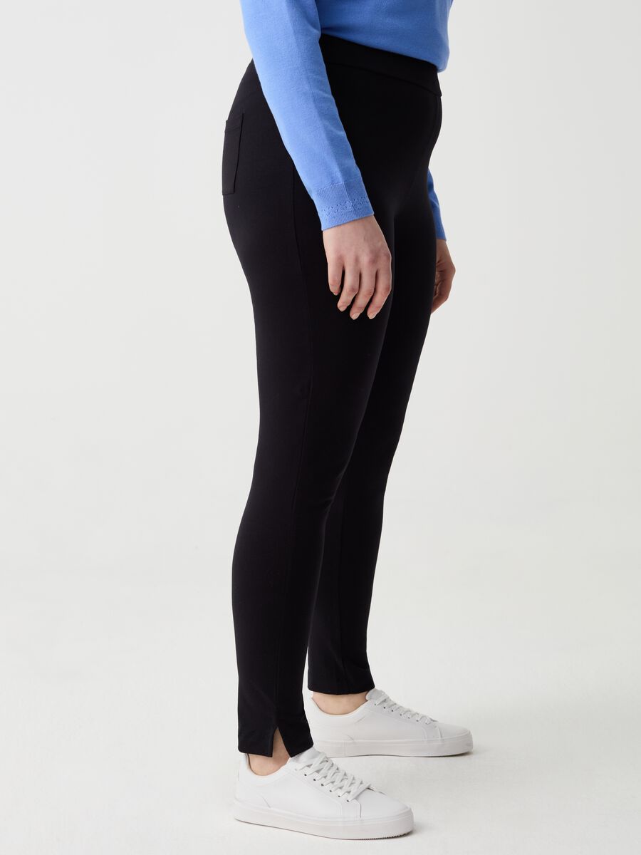 Curvy leggings with splits_2